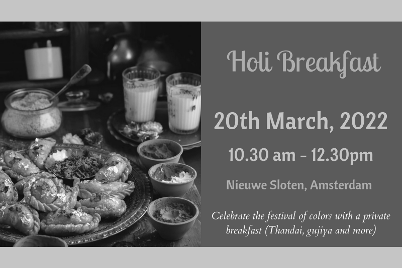 PASSED: Traditional Holi Breakfast