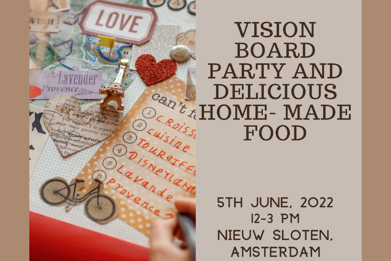 Vision Board Party & Home cooked Food