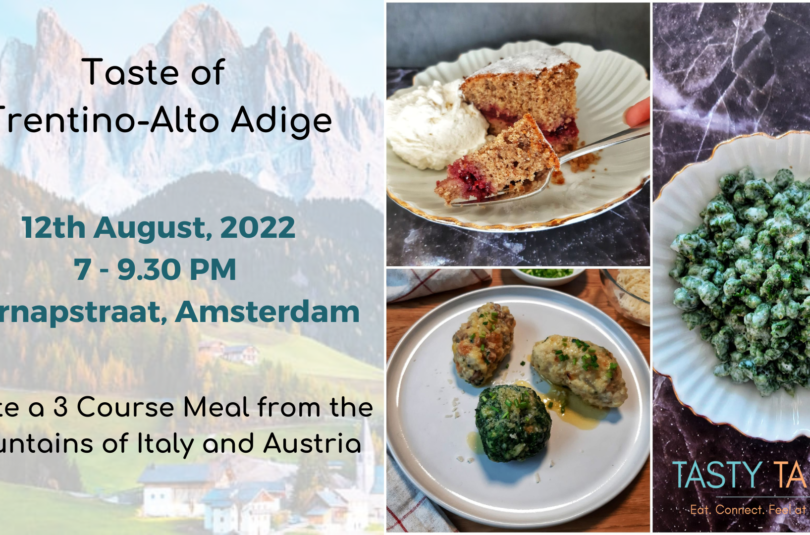 Taste of  Trentino-Alto Adige – 3 Course Dinner