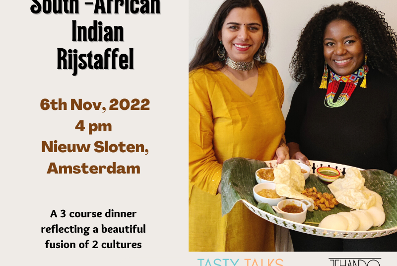 Indian – SouthAfrican Rijstaffel – 3 Course Community Style Dining