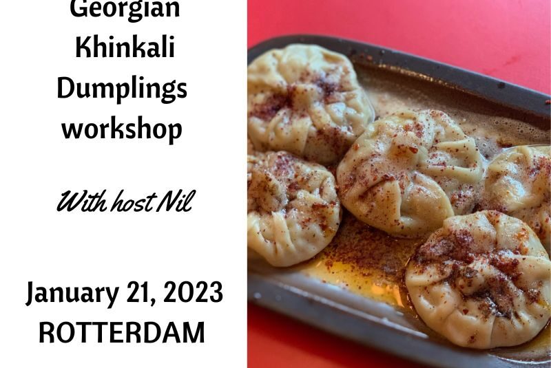 Georgian Khinkali dumplings workshop