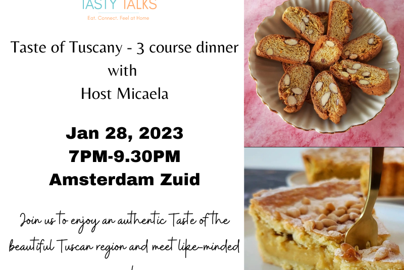 Taste of Tuscany – 3 course dinner