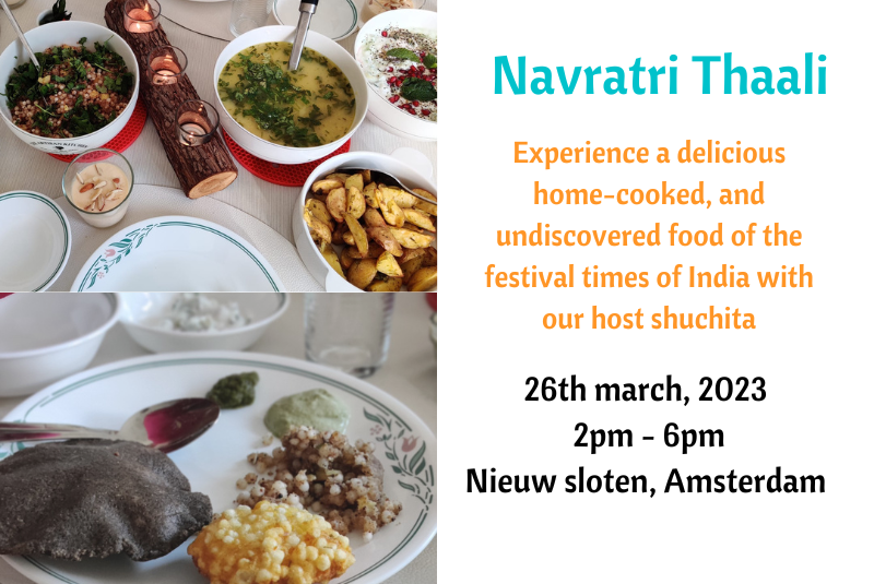 Navratri Thaali and a dialogue about significance of Indian fasting
