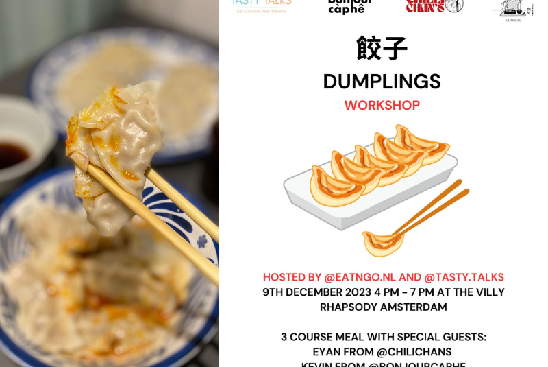 Chinese Dumplings Cooking Workshop – Tasty Talks X Eatngo.nl