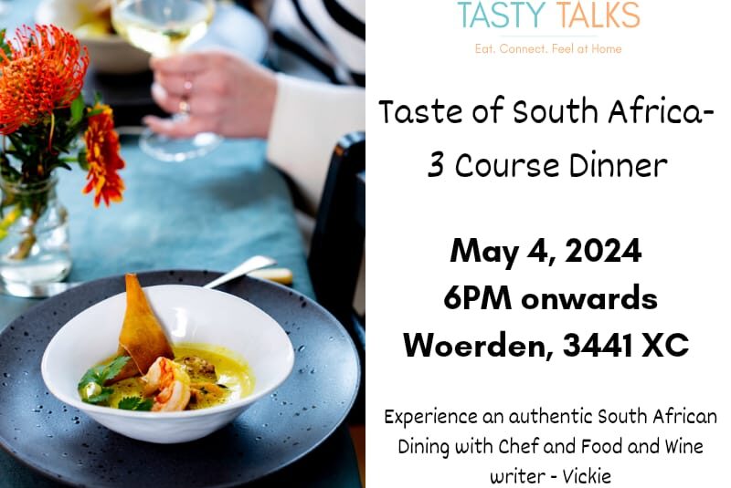 Taste of South Africa – 3 Course Dinner with Wine